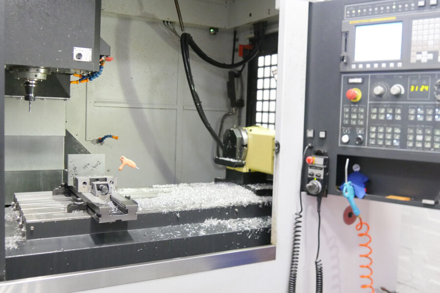 A CNC machine that Hyfore uses for subcontract machining